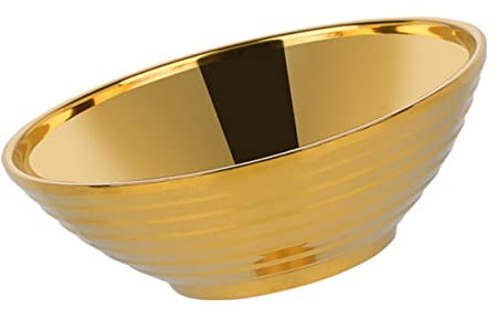 Alipis Stainless Steel Ramen Bowl Soup Bowl Lid Japanese Style for Instant Noodles