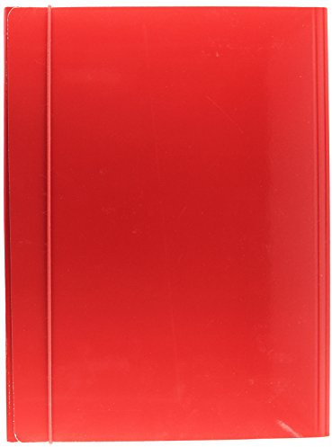 ESSELTE C46 Mappe mit 3 Klappen aus laminierter Pappe Größe 25 x 35 cm - Rot - 1 Stück 390346160
