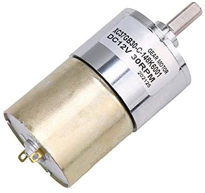 BQLZR DN Hohes Drehmoment 12 V DC 30 U/min Getriebe-Elektromotor-Ersatz 5000 U/min