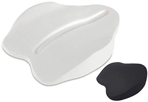 Supply24 since 2004 Gel/Gelschaum Rückenkissen Rückenstützkissen Lenden Sitzkissen Lendenstützkissen Stützkissen schwarz für Chefsessel Bürostuhl Sessel Auto Stuhl