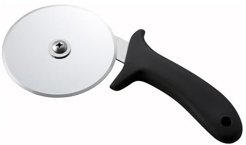 Winco 811642000910 Winware Pizza Cutter 4-Inch Blade with Handle, Stainless Steel