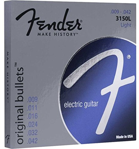 Fender - Cordes de Guitare Électrique Original Bullets 3150L 9-42 - 3 Packs