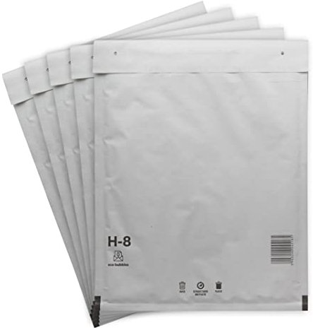 400 Versandtaschen Luftpolsterumschläge 290 x 370mm DIN B4 Luftpolsterversandtaschen Luftpolstertaschen Gr. H/8 H8 weiß Umschläge haftklebend gepolstert Polsterumschlag Taschen