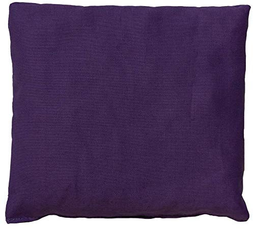 Cojín de semillas 12x12cm violeta | Saco térmico | Pequeña almohada térmica | Pepitas de uva
