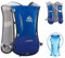 TRIWONDER 5L Ultraleichter Trinkrucksack, Trail Run Rucksack Trinkweste, Hydration Pack Fahrradrucksack für Marathon, Laufen, Camping, Wandern (Blau - mit 1.5L Wasserblase, Einheitsgröße)