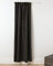 Caravan Door Curtain Fully Lined - 3 pencil pleat Plain 100% Polyester fabric (Black, 44 Width x 78 Single Door Curtain)