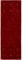 carpetfine Wollteppich Gabbeh Uni Läufer Rot 75x240 cm | Moderner Teppich für Wohn- und Schlafzimmer