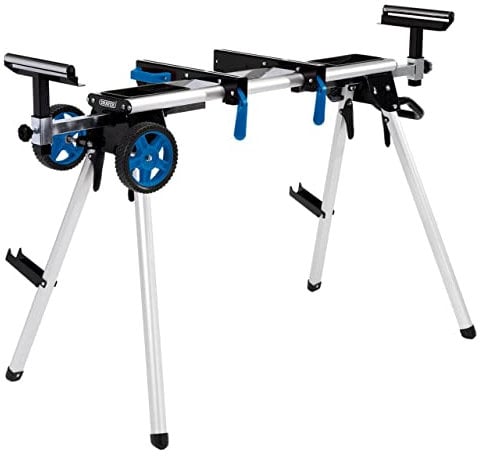 Draper 90249 Mobile Extending Mitre Saw Stand, Blue