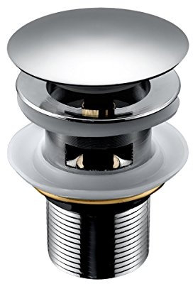 Piletta scarico click clack universale tappo lavabo lavello bidet 59602