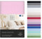 VelvetHome Premium Drap Housse 180x200 Coton 100% Doux 165gsm Made in EU Housse de Matelas 180x200 avec Bande Élastique Qualité Upérieure Drap Housse Jersey Belles Couleurs Rose Clair