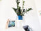 Cache-pot GEO sur pieds - Bleu pétrole et érable - Leewalia - décoration d'intérieur - plantes - pot de fleurs - Leewalia - green lovers - nature