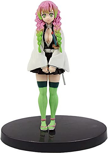 Jilijia Kanroji Mitsuri Actionfigur Box Eierpuppe Cartoon-Charakter PVC Modell Statue Figur Sammlung Geburtstagsgeschenke für Ornamente Schreibtisch Dekor (16 cm), 6.3inch(16CM)