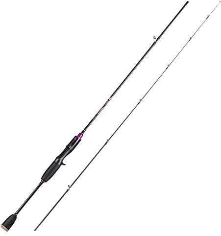 Sougayilang Angelruten Ultra-Sensitive Carbon Casting Ruten Rohlinge mit Komfort EVA Grip Rutengriff 2 Stück Forellenrute