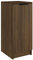 vidaXL Scarpiera Rovere Marrone 30x35x70 cm in Legno Multistrato