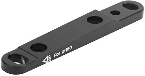 Hapivida Flat Mount Scheibenbremsadapter Vorne, 140 mm/160 mm Fahrrad Mountainbike Disc Brake Mount Adapter, Ultralight Flat Disc Brake Caliper Mount Adapter Fahrradzubehör