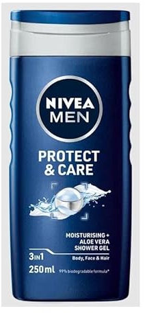 Nivea Men Protect & Care Shower Gel Aloe Vera - 6 x 250 ml