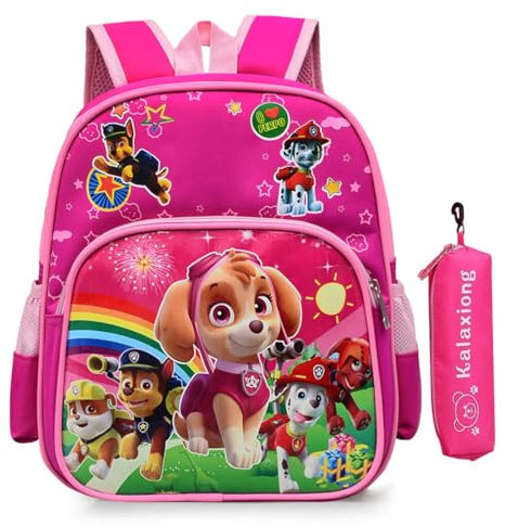Philoctes Kinderrucksack -Rucksack Kinderrucksack Mädchen, Kindergartenrucksack für Jungen von 3 4 5 Jahren, Mädchen Rucksack, rosa