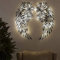 IUIBMI 1 Paar Engelsflügel aus Metall, Wanddekoration, Leuchtende Engelsflügel, Wandkunst Zum Aufhängen, 3D-Engelsflügel, Wandskulptur, Kunst für Schlafzimmer, Wohnzimmer, Zuhause, Wanddekoration