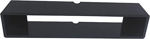 Meuble TV Flottant, Meuble TV, Console multimédia Murale pour Salon, Chambre à Coucher, Noir, 100 cm