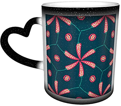 Mug Chilli Roulette Coffee Mug Personalized Magic Black Color Change Travel Mug Ceramic Heat Sensitive Cup