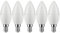Müller-Licht 5 x LED Leuchtmittel Kerzen 2,9W = 25W E14 matt 250lm warmweiß 2700K 180°