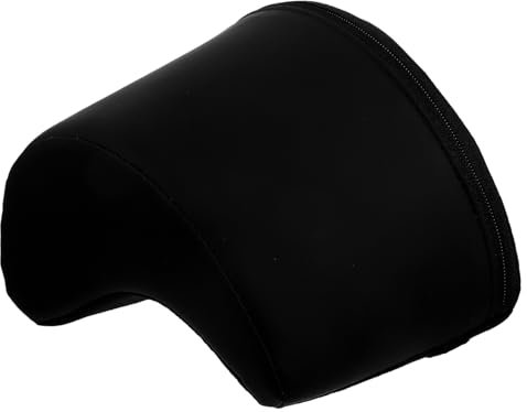 SAFIGLE Gitarrenkissen Aus Strapazierfähigem Und Pu Gepolsterte Unterstützung Für Musikinstrumentenzubehör Robuste Struktur Für Stabilität Schwarz Leicht Zu Reinigen Dank Reißverschluss