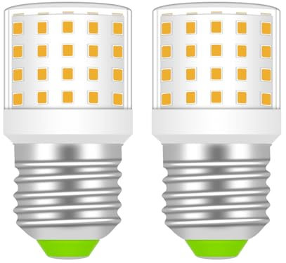 JINLONTA E27 LED Lampe Warmweiß 3000K, 5W Glühbirne Ersatz 40W 50W Energiesparlampe, Maiskolben Kleine Kerze Leuchtmittel für Schlafzimmer Wohnzimmer, 2er-Pack