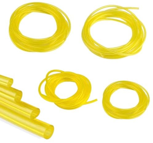Tubi per Carburante Set,Tubo Benzina Carburante,Tubo del Carburante Benzina,Tubo Dell’olio Diesel,Tubi Del Carburante,2x3.5MM,2.5x5MM,3x5MM,3x6MM per Decespugliatore,Motosega,Carburatore Motore