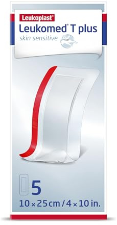 Apos Leukomed T Plus Skin Sen, 10 x 25 cm, 5U