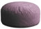 DreamRoots Pouf Hocker Roller 70x70x40cm - Cord Sitzkissen Rund - Wohnzimmer Fußhocker für Sessel und Sofa - Sitz Poof - Fußablage - Runder Hocker