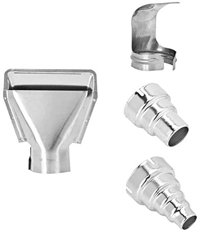 4Pcs Heat Gun Air Nozzles Electric Kit Accessories Industrial Tools Shrink Wrap, Hot Air Gun Accessories, Hot Air Gun Kit, Heat Gun Tools