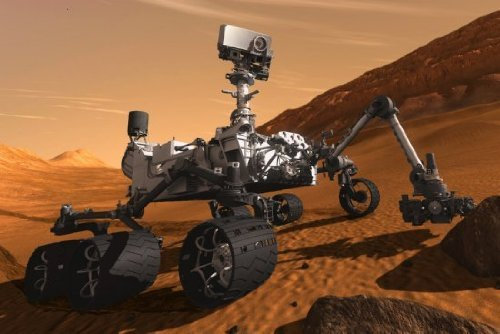 Curiousity Mars Rover Filmposter, 28 x 43 cm, #a2433