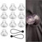10 Stück Limpets für Wohnwagenmarkise und 2 Bungee-Seile mit Kugeln, Van Side Fix Pads Kit, hohe Griff-Saugnäpfe Glassaugnäpfe für Wohnmobil, Wohnmobil, Van, Vordach und Hängeorganizer (4,5 cm)
