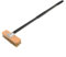 WIIYENA Brosse de four à pizza avec racloir, amovible de 80 cm de long, poignée en aluminium, brosse de nettoyage pour four à pizza, barbecue