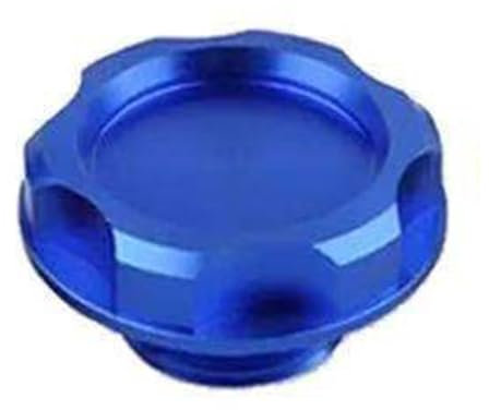 FREWSCN Tappo Bocchettone Olio per Alfa Romeo 159 2005-2012,Tappo di Riempimento Olio Motore Coperchio Bocchettone Riempimento Olio Lega di Alluminio,A-Blue