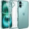 ivoler 3 in 1 Camera Cover for iPhone 16 6.1-Inch Case, 2 Pack Tempered Glass Screen Protector, Slim Soft TPU Shockproof Anti-Scratch Silicone - GREEN
