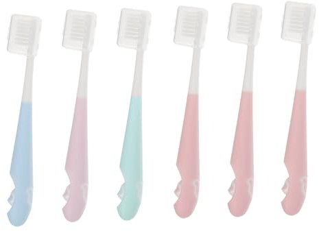 IWOWHERO 1satz Praktisches Teiliges Mit Kinderzahnbürsten Weiche Borsten Für Empfindliche Zähne Ergonomisches Design Inkl Aufbewahrungsbehälter Für Kleinkinder Und Junge Mädchen