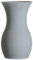 Ritzenhoff & Breker Annalena Vase, 25 cm, Moderne Tischvase mit softem Matt-Finish, Bauchige Dekovase zur Dekoration, Glas, Grau