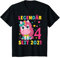 Kinder 4. Geburtstag Einhorn Mädchen 4 Jahre alt Geburtstag T-Shirt