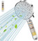 Cobbe Hard Water Filter Shower Head with 6 Spray Modes, High Pressure Water Saving Shower Head with 20 Layers Filtration, Power Shower Heads with Showerhead Filter for Residual Chlorine Remove, Chrome