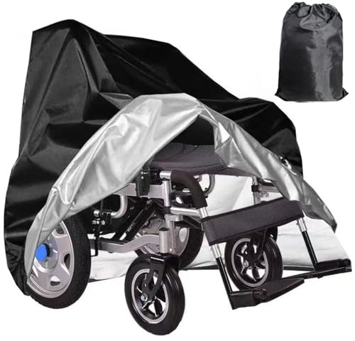 Wheelchair Cover,Electric Wheelchair Cover for Storage Waterproof,For Mobility Scooter Rolling Walker, Protector from Dust Dirt Snow Rain Sun Rays (100 x 66 x 102 cm) (116 x 66 x 119 cm)