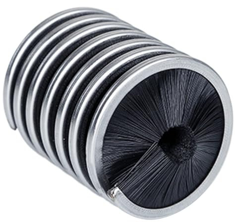 Whltzf Stainless Steels Nylon Rope Cord Brush For Rock Climbing Rope Brush Cleaning Brush Rope Portable Wash Rope Tools Mountain Climbing Accessory