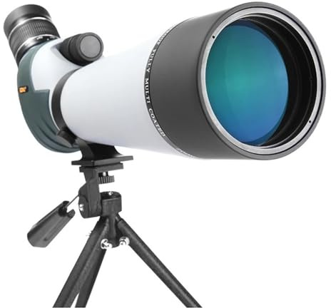 TRDEWR Spektiv 20-60x80 Vogelbeobachtung Monokular Zoom Spektiv Camping Hochleistungsteleskop Wasserdicht Dual Focus ED FMC Objektiv Bak4 Oculaire Puissant Et Grossissement