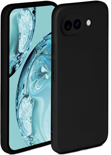 ONEFLOW Soft Case für Google Pixel 10a Hülle aus Silikon mit Kameraschutz, Silikonhülle mit erhöhtem Schutz fürs Display, Backcover Schutzhülle, weiche Handyhülle, Schwarz