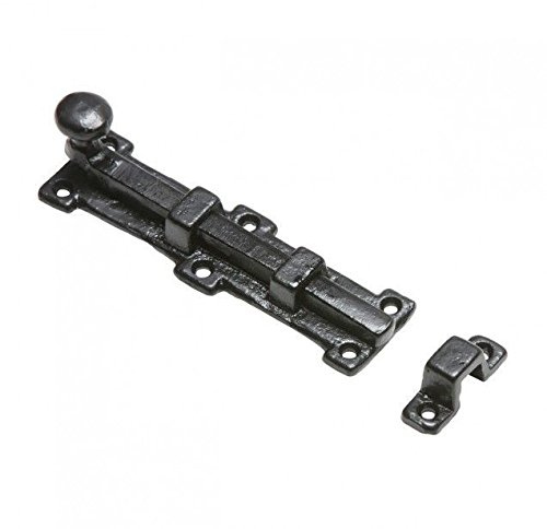 Kirkpatrick Straight Knob Bolt (1155) - 8 - Antique Black