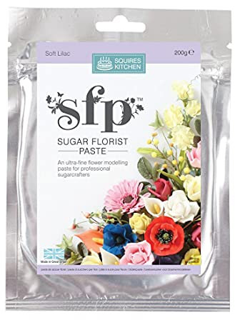 Squires Kitchen Sugar Florist Paste (SFP) Soft Lilac 200 Gram