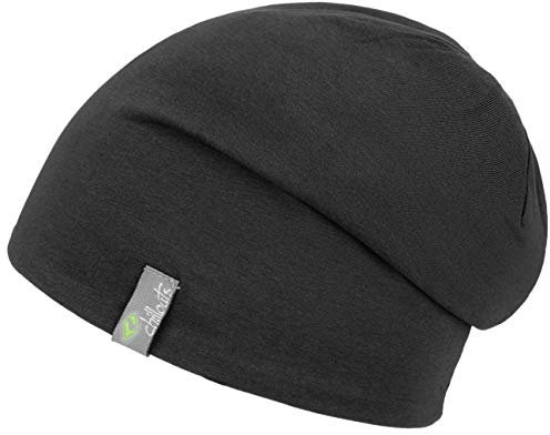 CHILLOUTS Acapulco Hat, Unisex Beanie Mütze, Einheitsgröße OneSize, UV Schutz, schwarz
