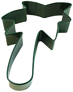 Anniversary House Palm Tree Poly-Resin Coated Cookie Cutter Green