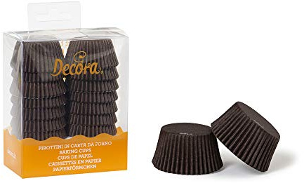 DECORA 0339631 PAPIERFÖRMCHEN BRAUN MM 32X22 200ST