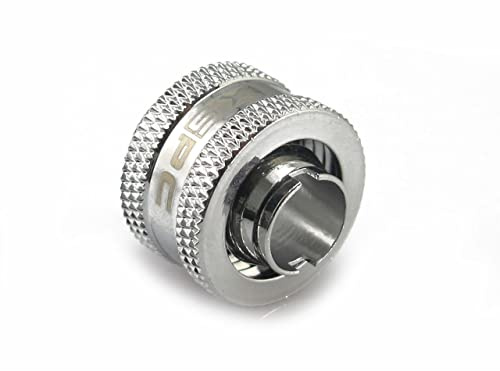 XSPC G1/4 Compression Fitting V2 for 3/8 ID 1/2 OD 13/10mm Tubing Chrome